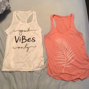 Graphic tank tops